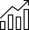 bar chart stats up